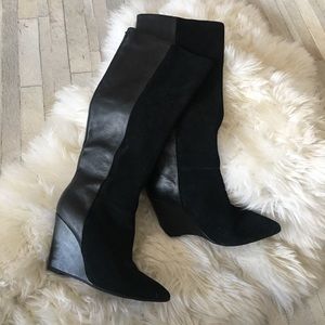 Ted Baker knee high wedge boots